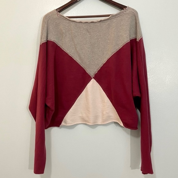 Free People Colorblock Sweatshirt - Picture 4 of 7